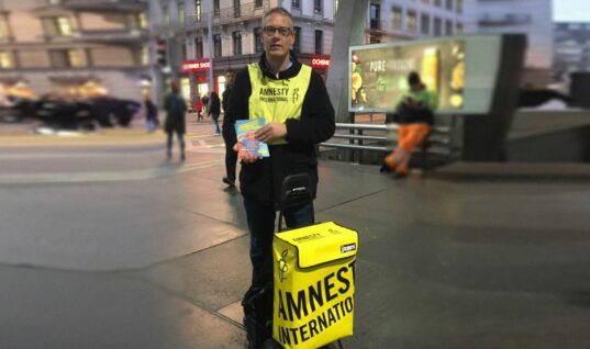 Amnesty International  gegen die Anti-Menschenrechts-Initiative