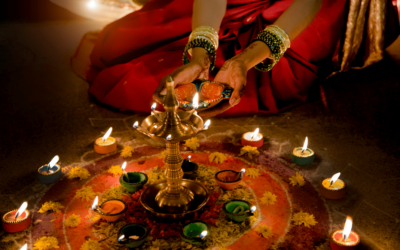 Feiern von Diwali, dem Fest des Lichts, fern der Heimat